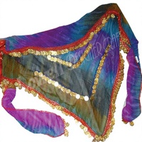 Foulard de hanches ethnique en mousseline pour femme Hip Shakers, idéal pour l'été