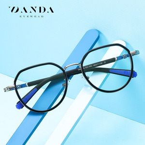 Lunettes anti-lumière bleue pour enfants Danda, monture ronde en TR90, verres en résine, protection des yeux pour les enfants - Product Image 1