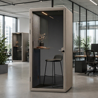 Cabine téléphonique insonorisée pour bureau, à montage rapide, silencieuse, pour une personne, très vendue