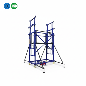 2m Adjustable Height Lifting Scaffolding Platform SF-30 with CE <b>Paint</b> 500kg Load Capacity Metal Construction Includes Handrails - Product Image 1
