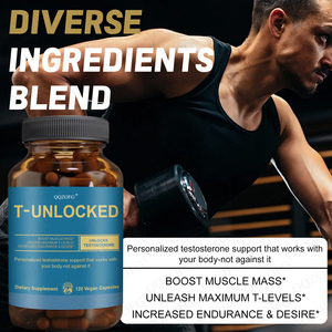 Capsules T-Unlocked Ashwagandha Shilajit Graines <span class=keywords><strong>de</strong></span> Fenugrec Racine <span class=keywords><strong>de</strong></span> Maca pour stimuler la masse musculaire et libérer les niveaux <span class=keywords><strong>de</strong></span> testostérone, 120 unités - Vente directe usine - Product Image 4