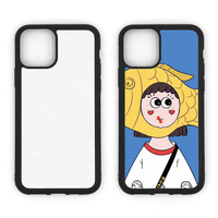 Casing ponsel TPU sublimasi 2D kosong sampul pelindung belakang karet cetak