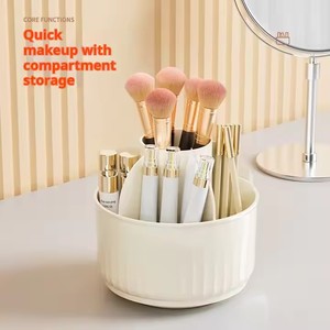 Cao cấp nhựa hình chữ nhật Máy tính để bàn trang điểm tổ chức công suất lớn đa chức năng Hộp lưu trữ cho mỹ phẩm son môi chăm sóc da - Product Image 6