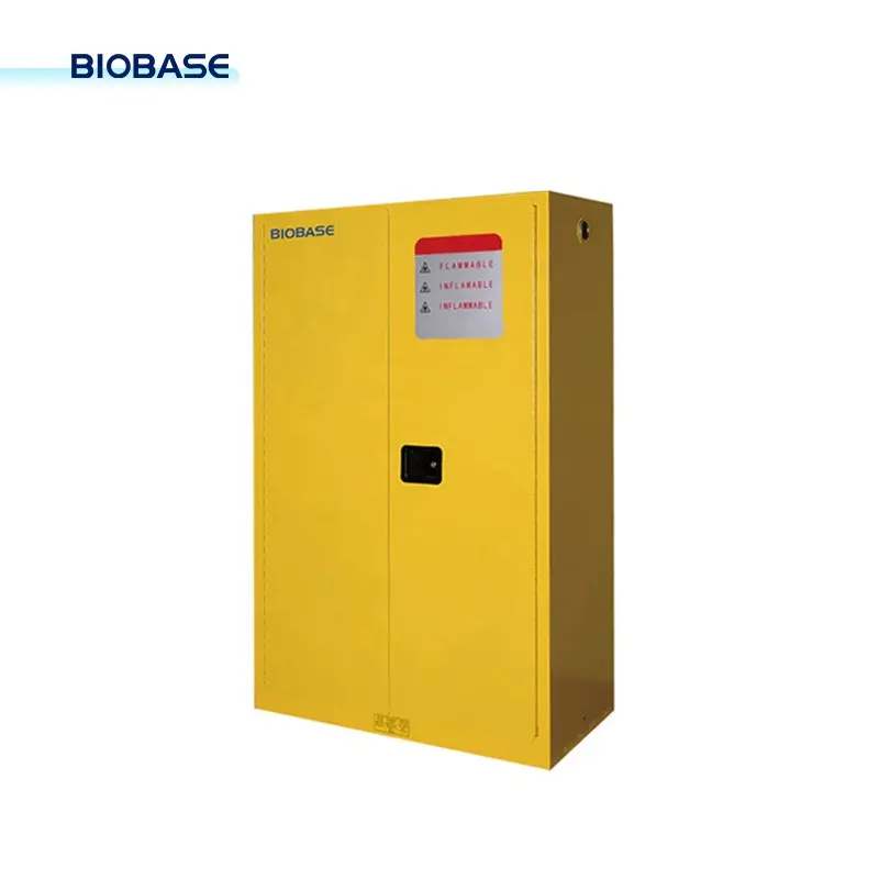 BIOBASE CHINA Flammable Chemicals Storage Cabinet with Double Air Adjustable Shelves BKSC-45Y
