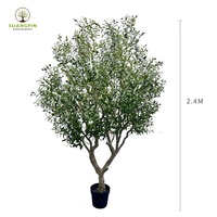Fabrikpreis Maßgefertigter Künstlicher Olivenbaum Bonsai 1-10 Meter für Innenräume, Kunstpflanze Olivenbaum für Heim, Restaurants, Hotel Dekoration