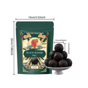 Оптовые таблетки из черного кунжута OEM для энергии и здоровья волос, 100% натуральная травяная добавка, антивозрастной эффект и поддержка иммунитета - Product Image 2