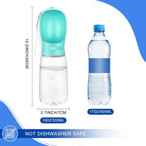 Wholesale <b>Hot</b> for Walking Portable Plastic Travel Recycling Dispenser Pet <b>Dog</b> <b>Water</b> <b>Bottle</b> - Product Image 4
