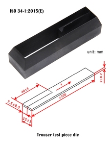Muestra de troquel para mancuernas <span class=keywords><strong>ASTM</strong></span> D638, cortador de muestras de caucho para mancuernas - Product Image 4