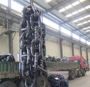 Maxplus CCS/ABS/BV Certified 32/38mm Welded Offshore Mooring <strong>Chain</strong> with Plain Finish - Product Image 2
