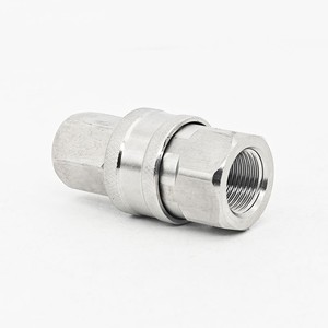 Conector Hembra de Acero Inoxidable de Alta Presión para Lavado de Autos, Conexión Rápida de 3/8, Cabeza Hexagonal M22/M14, Tubo para Pistola de Agua - Product Image 3