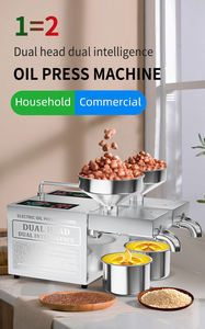 Nouveau PFSN ménage automatique Double tête soja cacahuète noisette noix Machine d'extraction d'huile 110/220V 6-12 kg/h - Product Image 6