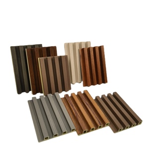 Revestimiento Decorativo Económico para Dormitorios, Revestimiento de Paredes Interiores, Panel de Revestimiento de Techo WPC, Panel de Listones de Madera para Pared - Product Image 2