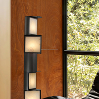 Lampe de sol LED moderne en marbre, blanc chaud, base E27, corps en acier, décoration intérieure, salon, chambre, bureau, jardin