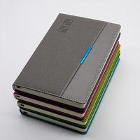 2024 gros promotionnel A5 couverture rigide en cuir PU Journal carnet de notes planificateur quotidien cadeau