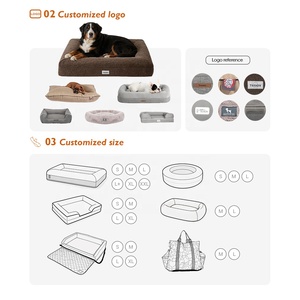 Cama para Perros al por Mayor con Núcleo de Espuma Viscoelástica, Funda Lavable y Base Antideslizante para Marcas de Productos para Mascotas y Compradores de Cadenas de Tiendas - Product Image 3