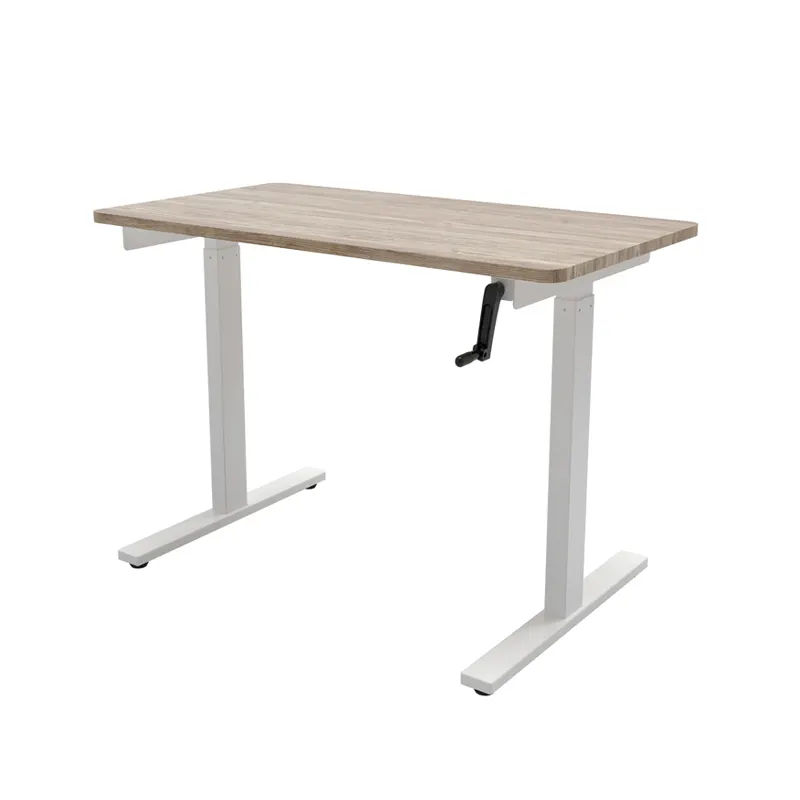 Manivela ajustável de altura, ergonômica, fonte direta de fábrica, suporte manual de mesa, computador, escritório