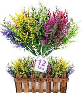 8 حزم من نبات السرخس الاصطناعي في بوسطن شجيرات صناعية شجيرات صناعية نباتات خضراء مقاومة للأشعة فوق البنفسجية في الهواء الطلق - Product Image 4