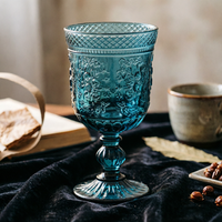 Verres à vin vintage personnalisés en gros, flûtes à champagne à motif gaufré pour mariages et fêtes