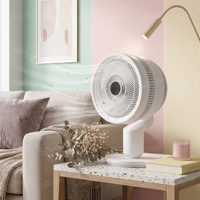 Ventilateur de table électrique intelligent multifonction de haute qualité en plastique blanc avec refroidissement par air