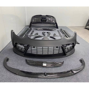 Modificación de coche 2009-2015, actualización estilo Mansory, parachoques delantero de fibra de carbono, alerón delantero, parachoques trasero, kit de carrocería para Panamera 970 - Product Image 2