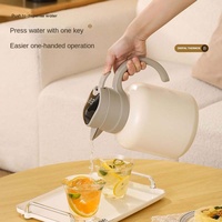 Théière chauffante moderne en acier inoxydable 304 pour le camping et cadeau Bouilloire isolée sous vide de grande capacité pour le thé et le ragoût