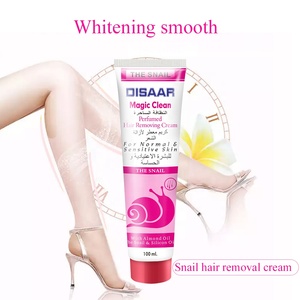 Crema Depilatoria Disaar para Axilas y Cuerpo, Blanqueadora, Suavizante, con Baba de Caracol, para Piel <span class=keywords><strong>Normal</strong></span> y Sensible - Product Image 6