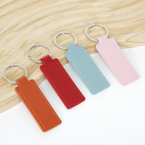 Portachiavi Promozionale a Doppio Lato in Pelle PU, Etichetta Portachiavi Promozionale per Regali Aziendali - Product Image 2