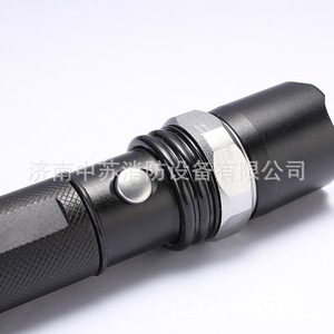 Rechargeable Aluminum Alloy Flashlight Led Emergency Light With Push Button <b>Switch</b> <b>Usb</b> Charging - Product Image 1