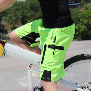 Pantaloncini da <span class=keywords><strong>Mountain</strong></span> <span class=keywords><strong>Bike</strong></span> da uomo in discesa MTB da bicicletta pantaloncini estivi da biancheria intima nera ad asciugatura rapida pantaloncini da ciclismo - Product Image 3