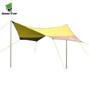 Geertop Outdoor Portable Foldable Tent Camping Awning hammock shade canopy Folding Car Tarp Sun Shelte