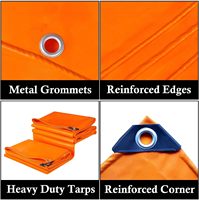 Bâche imperméable 20x30 pieds, bâche en polyéthylène 10 mil, bâche extérieure multi-usages résistante aux déchirures, aux UV et aux températures extrêmes