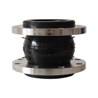Joint de dilatation flexible en caoutchouc EPDM pour pipeline, raccord à bride en acier inoxydable 304 DN25~DN300