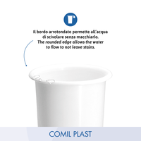 Vase funéraire rond haut de gamme de style européen, fabriqué en Italie, insert personnalisé pour mausolée, hauteur 7 pouces