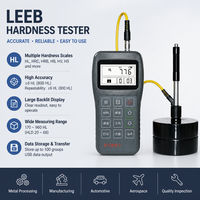 Testeur de dureté numérique portable professionnel Leeb avec écran OLED 170-960 HLD, stockage de 500 groupes et garantie d'un an