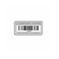 Placa de Identificación de Equipos Serializada, Grabado Láser, Placas de Número de Serie Metálicas, Código QR, Código de Barras, Aluminio