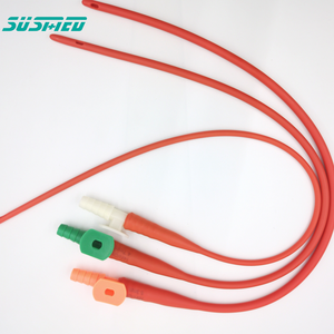 สายดูดยางลาเท็กซ์ทางการแพทย์สีแดงปลอดเชื้อ - Product Image 5