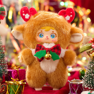Poupées en vinyle originales et authentiques Samuel Christmas Goodnight Song Series 15 cm, décorations <span class=keywords><strong>de</strong></span> Noël en peluche, porte-clés en peluche, boîte mystère - Product Image 6
