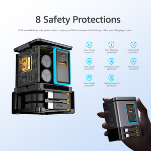 Thông Minh Có Thể Thu Vào USB-C Sạc Dock Không Dây Nhanh Chóng Sạc Đa-Thiết Bị Máy Tính Để Bàn Trạm 3-Trong-1 Không Dây Máy Tính Để Bàn Sạc - Product Image 3