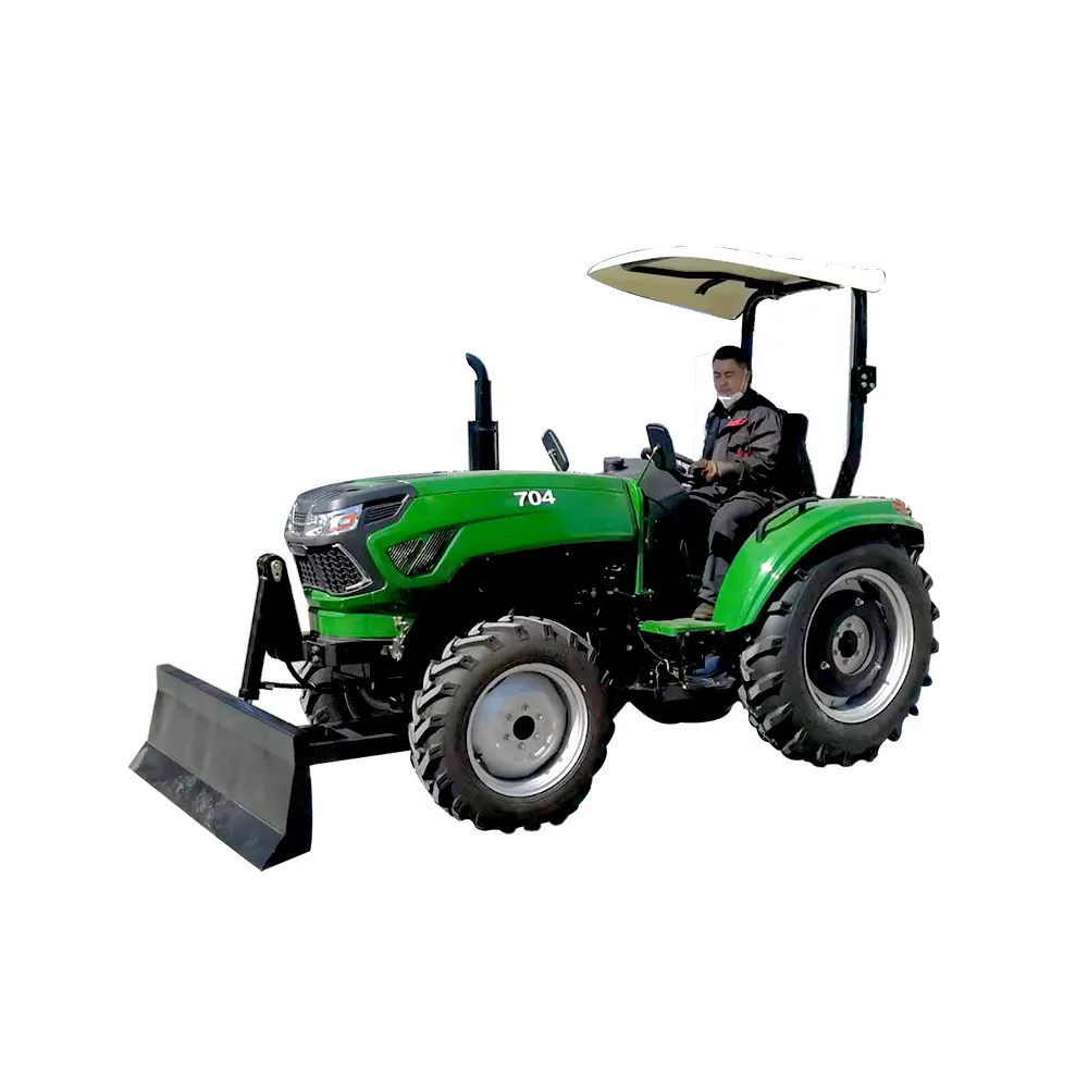 Gratis Pengiriman Kualitas Terbaik Y70hp 4X4 Mini Pertanian Rumput Traktor Taman Traktor Pertanian Tr Pabrik