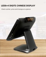 SDK - Terminal Punto de Venta con Pantalla Táctil Inteligente de 15.6 Pulgadas, Dispositivo de Punto de Venta para Minoristas, Caja Registradora, Sistema de Punto de Venta Todo en Uno