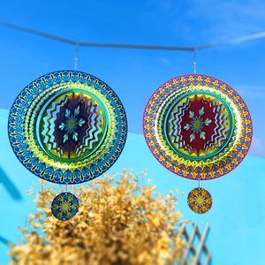 3D Stainless Steel Wind Spinner Indoor Outdoor <b>Garden</b> Decoration Ornament - Product Image 6