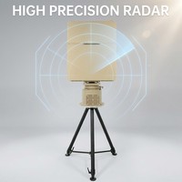 Radar à ondes X à faible altitude, portée 20 km, à antenne réseau phasée, pour la surveillance de la sécurité des prisons et la protection des infrastructures critiques