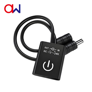 สวิตช์เซ็นเซอร์ตรวจจับความเคลื่อนไหวอินฟราเรด DC 12V 24V ควบคุมไฟ LED แบบสัมผัสและโบกมือ เปิด-ปิดอัตโนมัติ ระยะตรวจจับ 3-15 ซม. สำหรับตู้และไฟในตู้เสื้อผ้า - Product Image 2