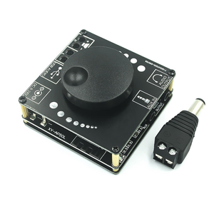 Module amplificateur de puissance numérique Bluetooth 2.0 canaux XY-AP50L 40W 50W double sortie DC 12V 24V avec bouton de volume et interrupteur - Product Image 1