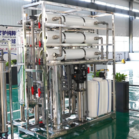 Système de filtration d'eau par osmose inverse (RO) à haut débit, efficace, fourni par l'usine, pour le traitement de l'eau potable en bouteille