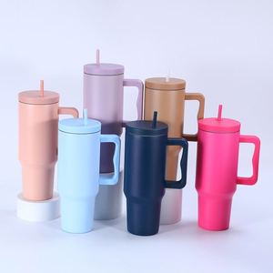 Factory 40OZ Double-Layer Stainless Steel Insulated <b>Cup</b> <b>Large</b> Capacity Vacuum Ice Cream <b>Cup</b> with Handle Car <b>Cup</b> Flasks Thermoses - Product Image 3