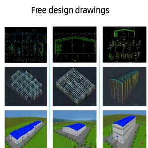 Almacén Prefabricado Moderno <span class=keywords><strong>de</strong></span> Bajo Costo, Fácil <span class=keywords><strong>de</strong></span> Ensamblar, Conexión <span class=keywords><strong>de</strong></span> Pernos y Tuercas, Panel Sándwich <span class=keywords><strong>para</strong></span> Paredes y Techos - Product Image 4