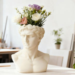 Moldes de Silicona para Velas con Forma de <span class=keywords><strong>Cabeza</strong></span> de Figura <span class=keywords><strong>Griega</strong></span> Antigua YS, Moldes para Fundición de Cajas de Almacenamiento de Yeso, Suministros para Hacer Macetas de Flores de Hormigón DIY - Product Image 6