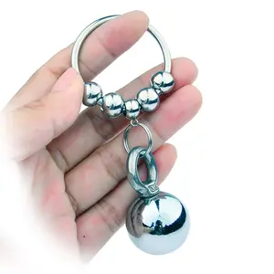 Extensions Adjustable Silicone Penis Ring With Hanger Heavy Metal