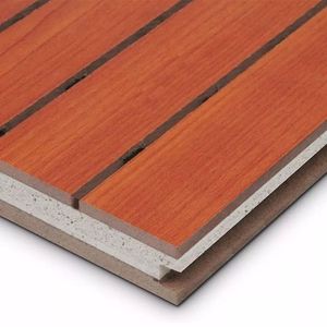 Panneau Diffuseur Acoustique en Bois Moderne Anti-Moisissure avec Design 3D, Étanche et Écologique pour Bâtiment de Bureau - Product Image 1